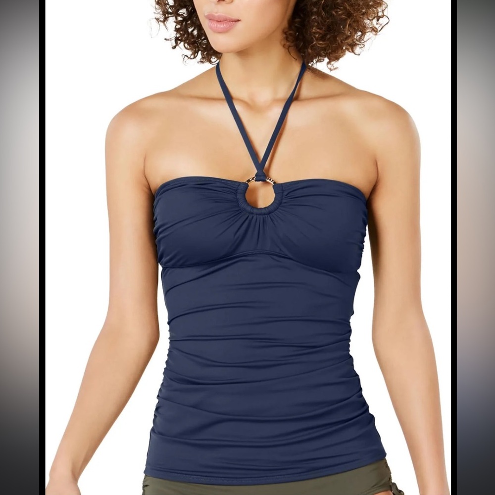 Michael Michael Kors Women's Halter Tankini - size S